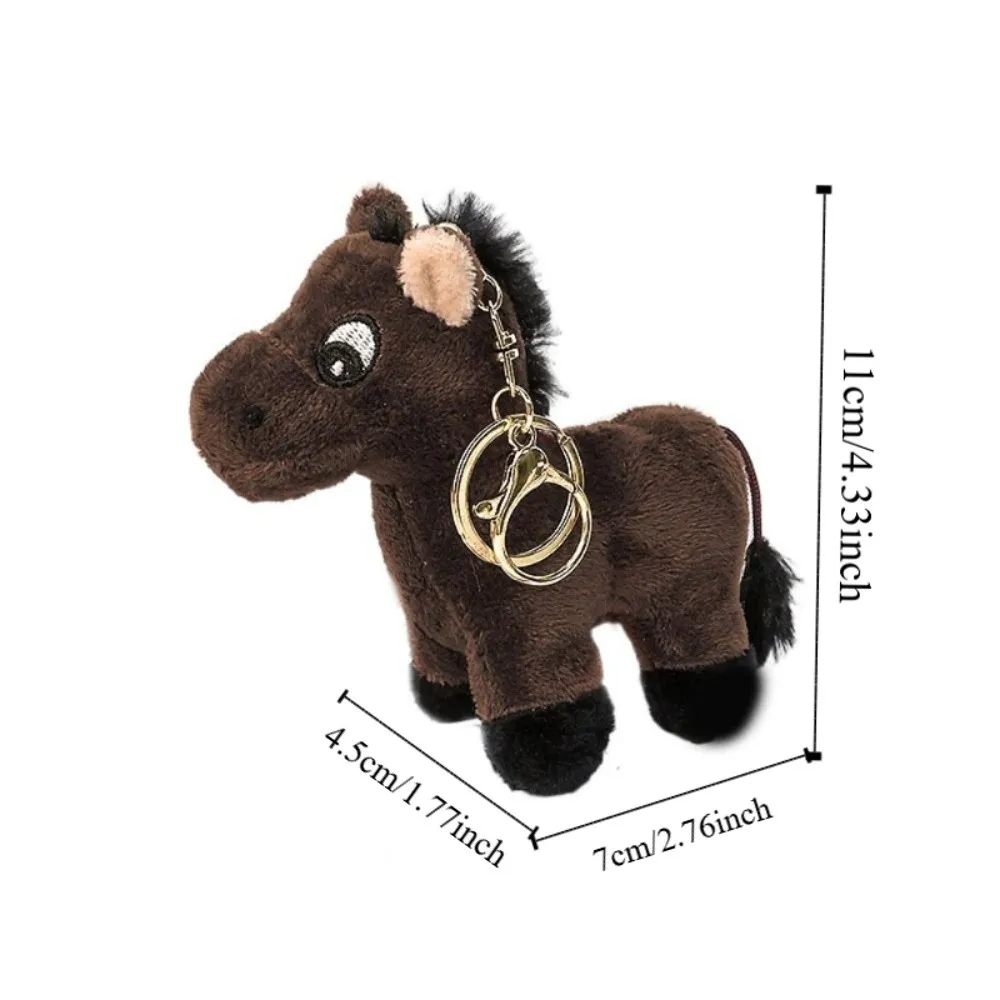 Llavero peluche de caballo para mochila infantil – Adorno decorativo - imagen 4