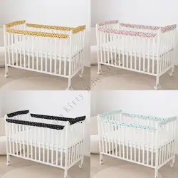 Parachoques acolchados de algodón suave para cuna – Protectores
