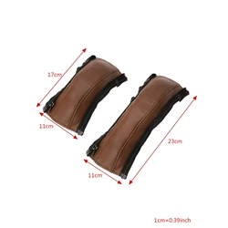 Protectores reposabrazos de cuero para cochecito