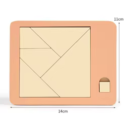 Rompecabezas de madera 3D Montessori para niños