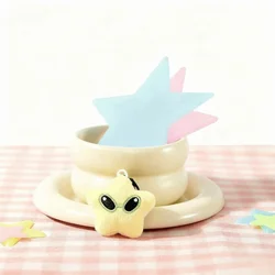 Colgante de mochila de peluche kawaii – Llavero de gato alienígena