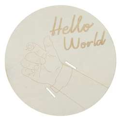 Soporte ajustable para pulsera de nacimiento - grabado personalizable