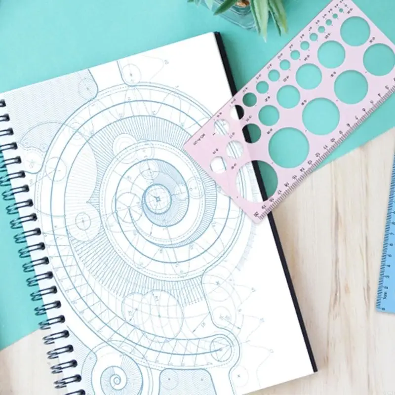 Regla pezón portátil QX2D Regla gasa Herramienta dimensionamiento brida Accesorios para gasto Regla - imagen 5