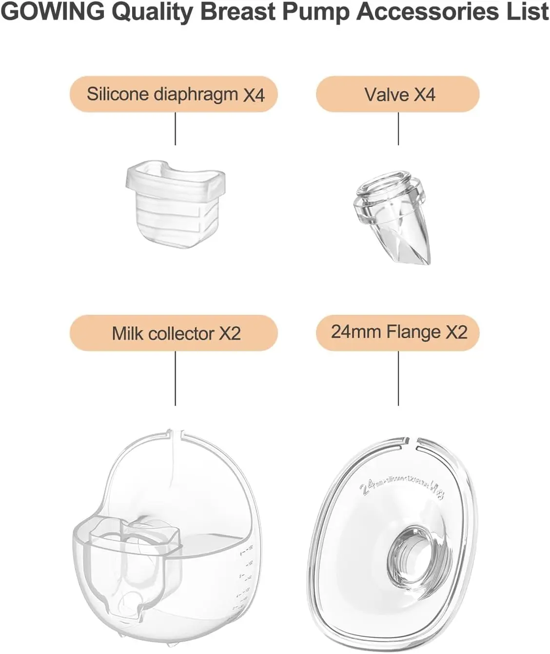 Repuestos extractor leche S18/S21 – Membranas y válvulas originales - imagen 3