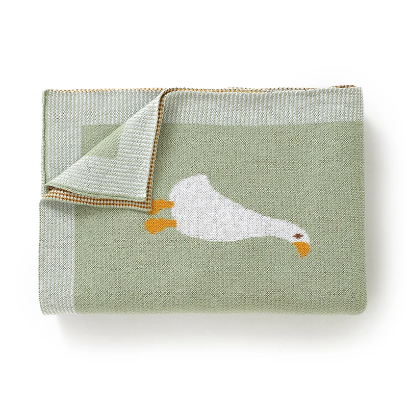 Manta para bebé recién nacido, tejido de algodón de doble uso, niños y niñas, ropa de cama para cochecito mensual de dibujos animados, manta envolvente a cuadros de 90x70cm - imagen 4