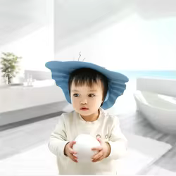 Protector de ducha para bebé – Gorro antichampú ajustable y suave