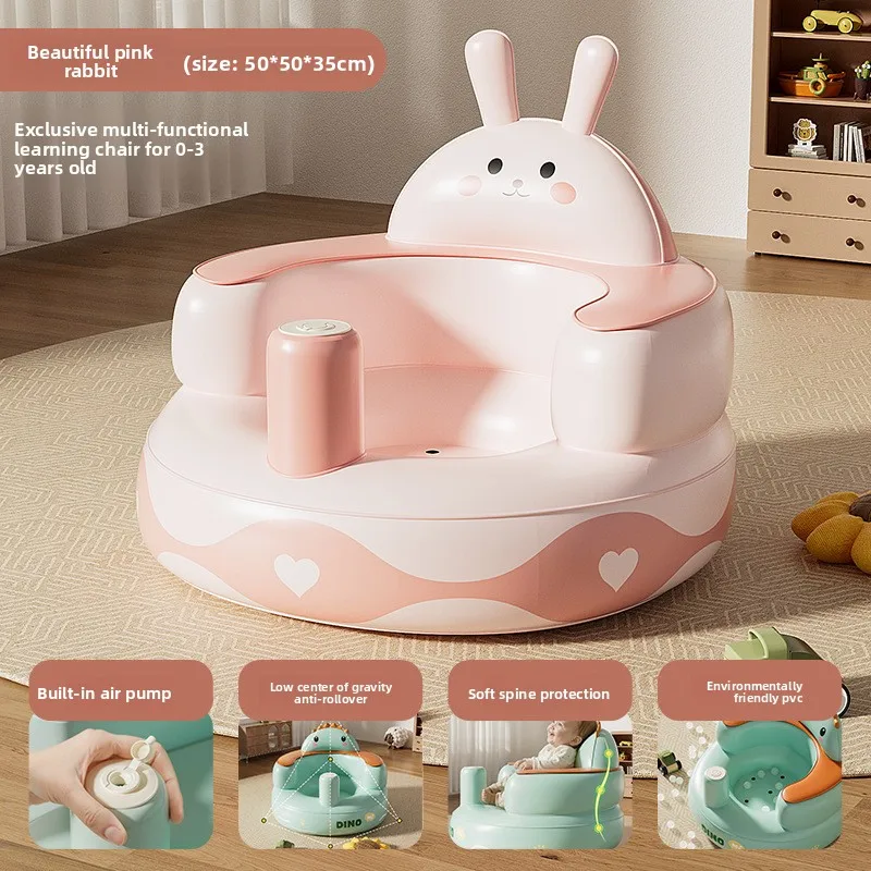 Regalo navideño para padres e hijos más vendido: asiento inflable de PVC para bebé: ayuda ideal para aprender a hablar y diversión juguete inflable para niños - imagen 5