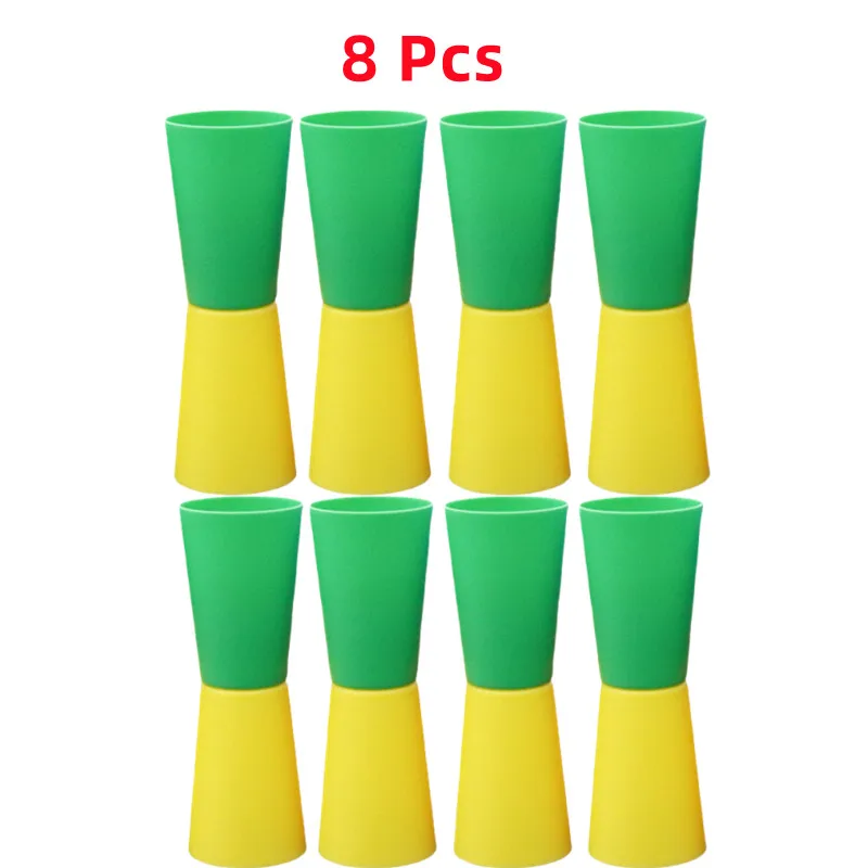 8 Pcs Yellow Green