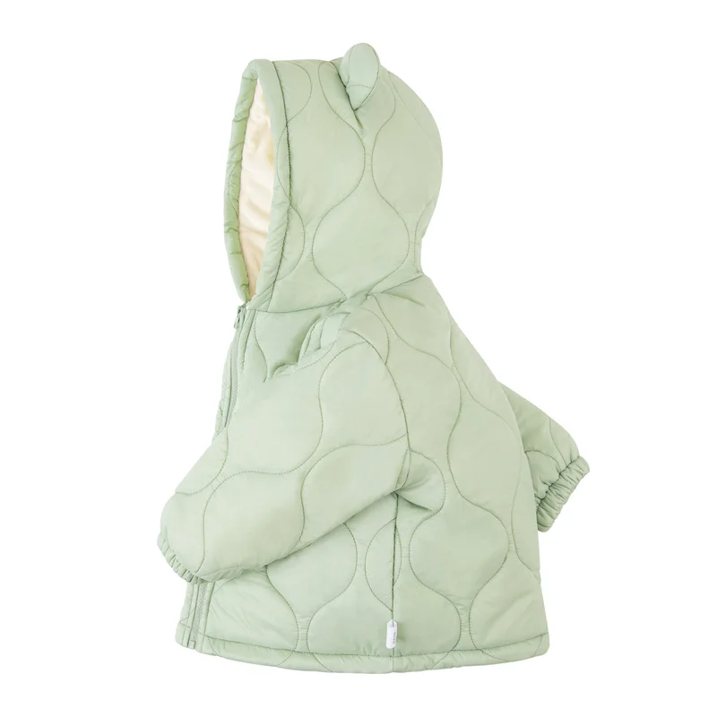 Parka infantil acolchada con capucha para el invierno - imagen 5