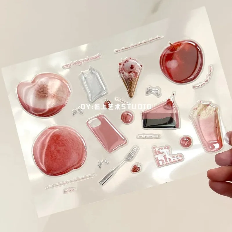 Figuritas adhesivas de silicona 3D Kawaii para móvil y tablet - imagen 2