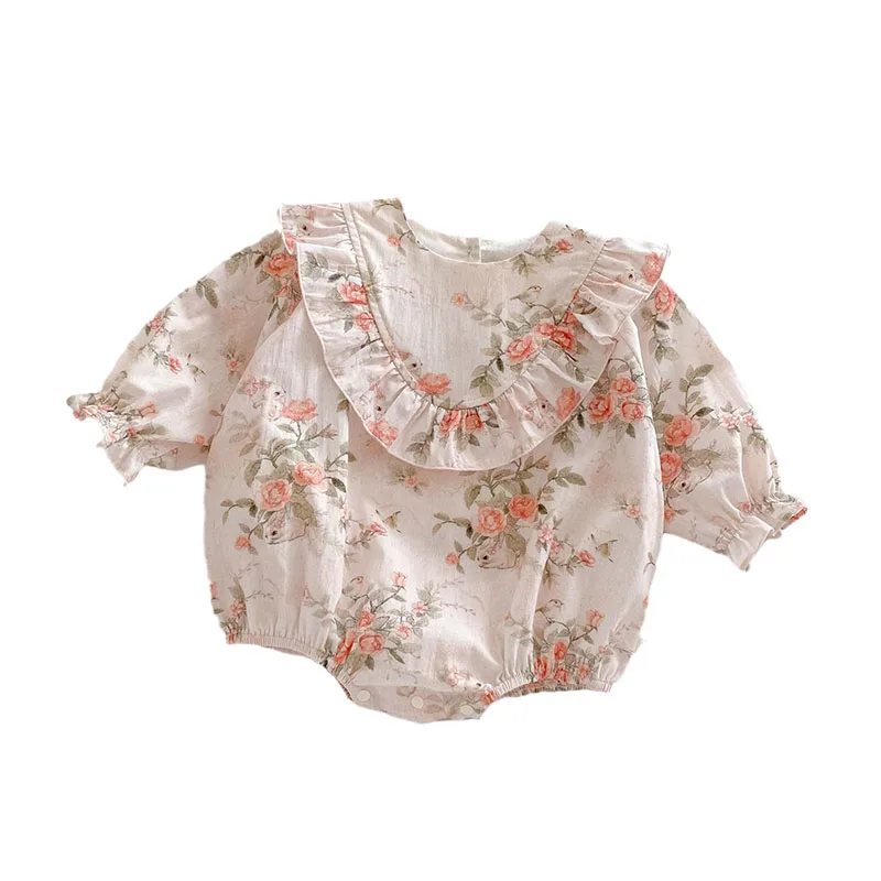MILANCEL mono de primavera para bebé con estampado de flores
