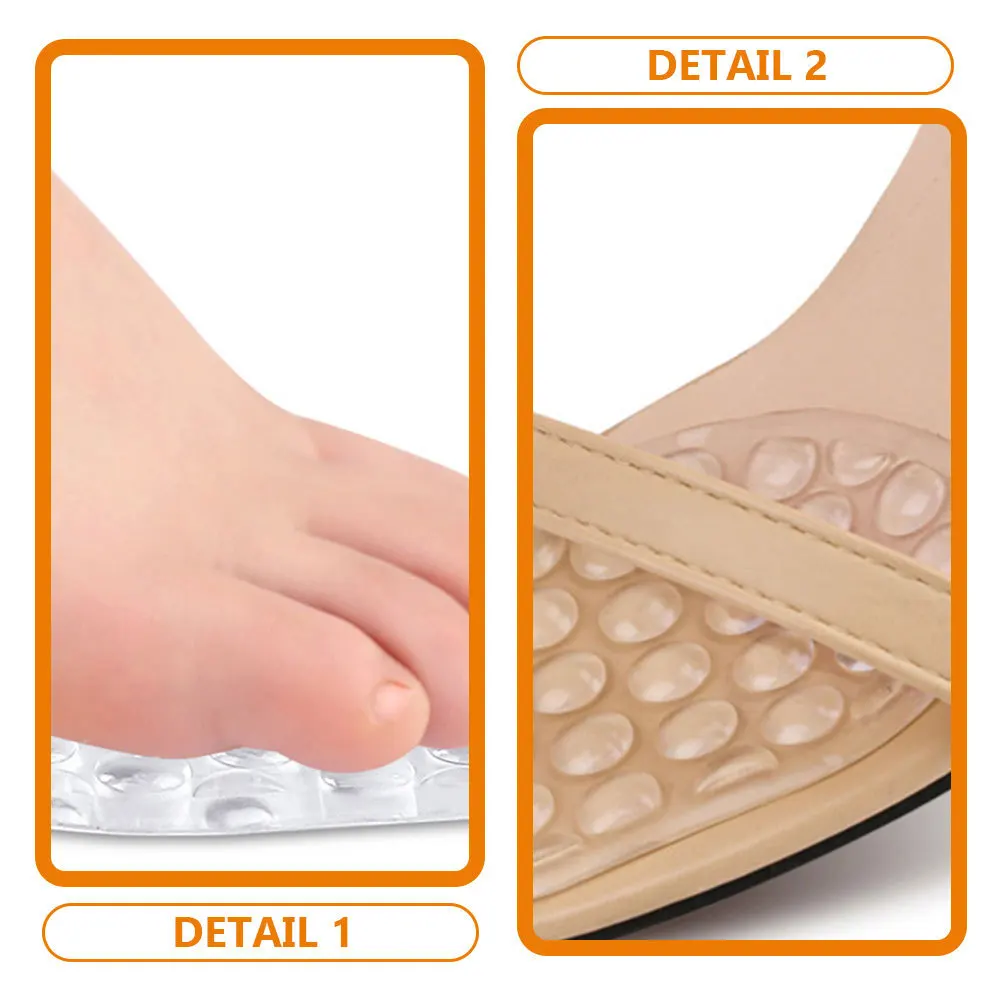 9Pairs Forefoot Pads Comfortable High Heel Cushions Breathable Gel Shoe Inserts Reduce Friction Protect Feet Non-Skid Durable - imagen 3