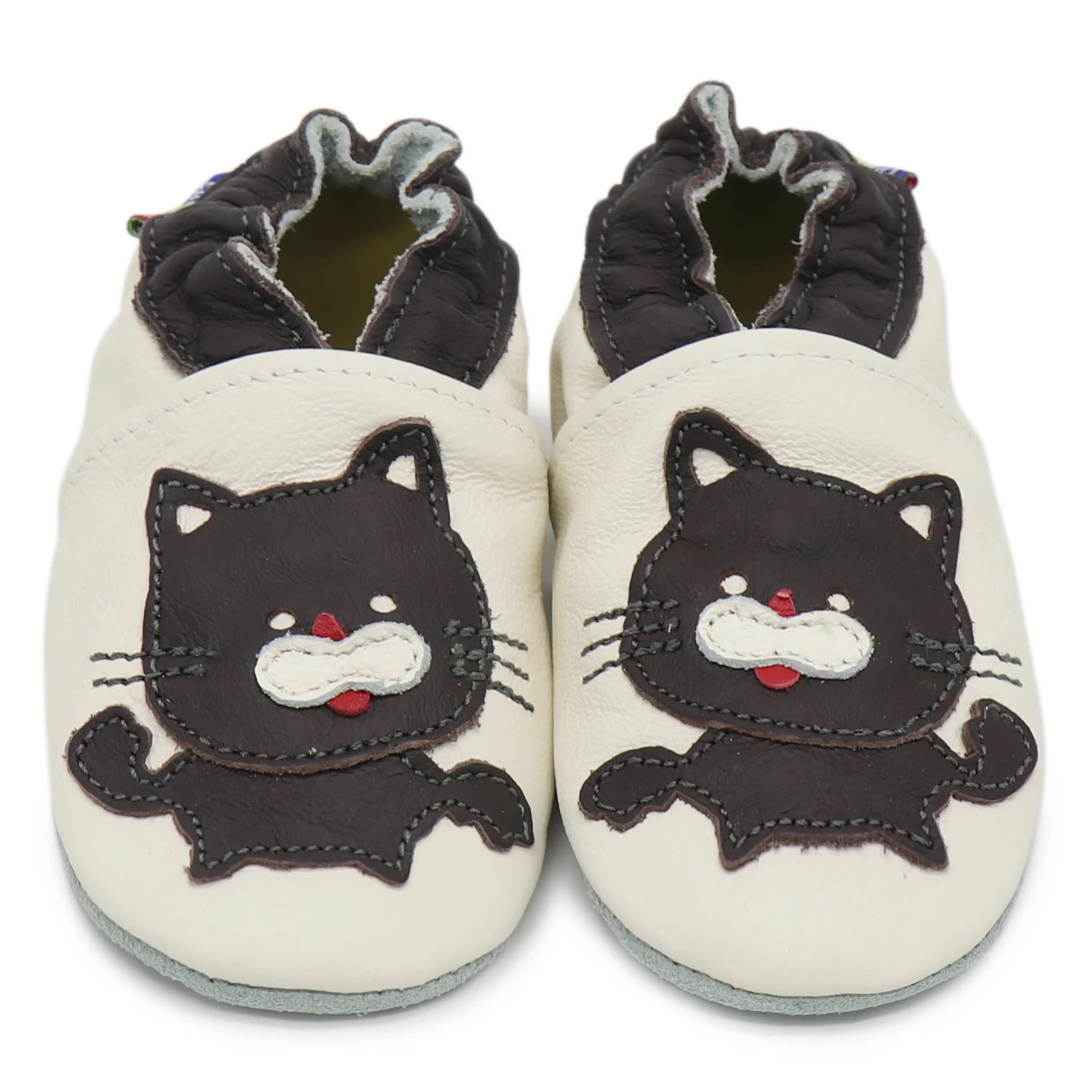 Zapatos de cuero suaves para primeros caminantes antideslizantes - imagen 4