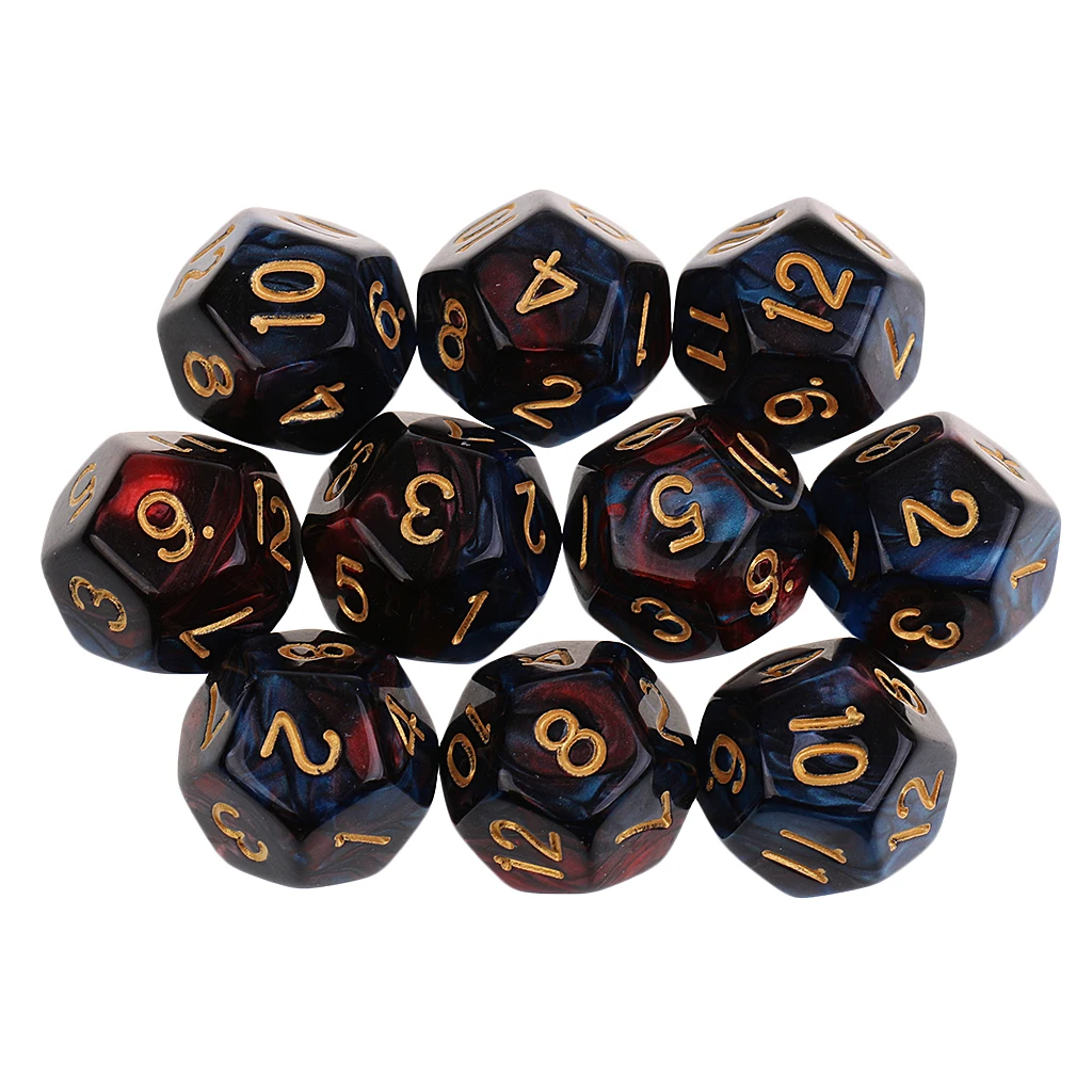 D12 Red Blue