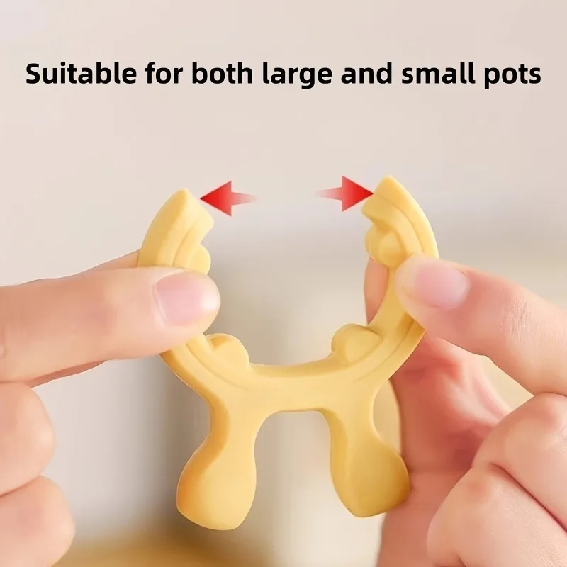 Protector térmico silicona con mango antideslizante para cocina - imagen 5
