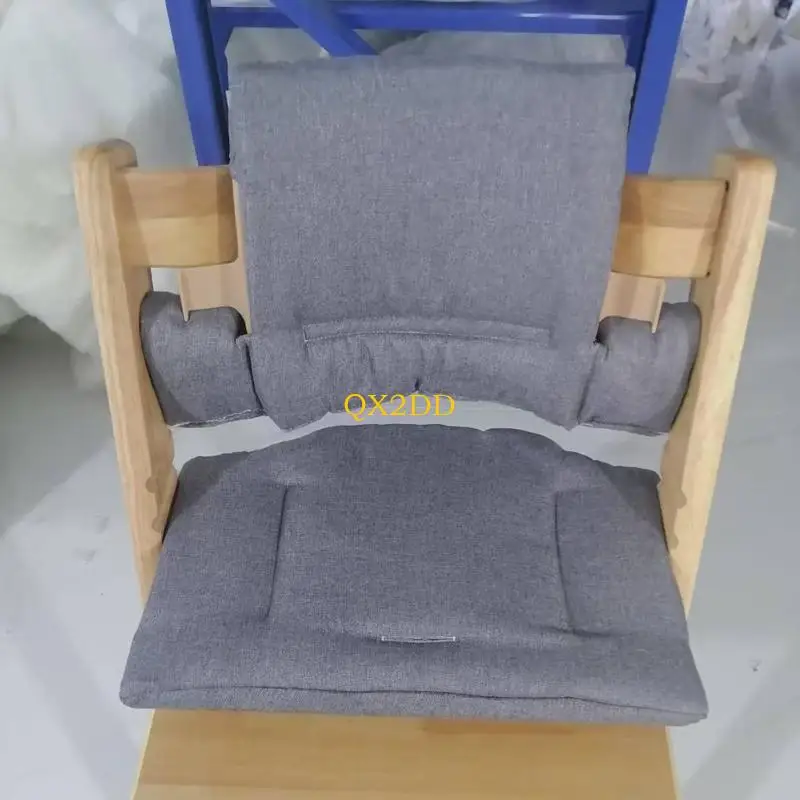 QX2D Cojín para silla comedor para bebé, cómoda funda para asiento silla alimentación para niños pequeños - imagen 2