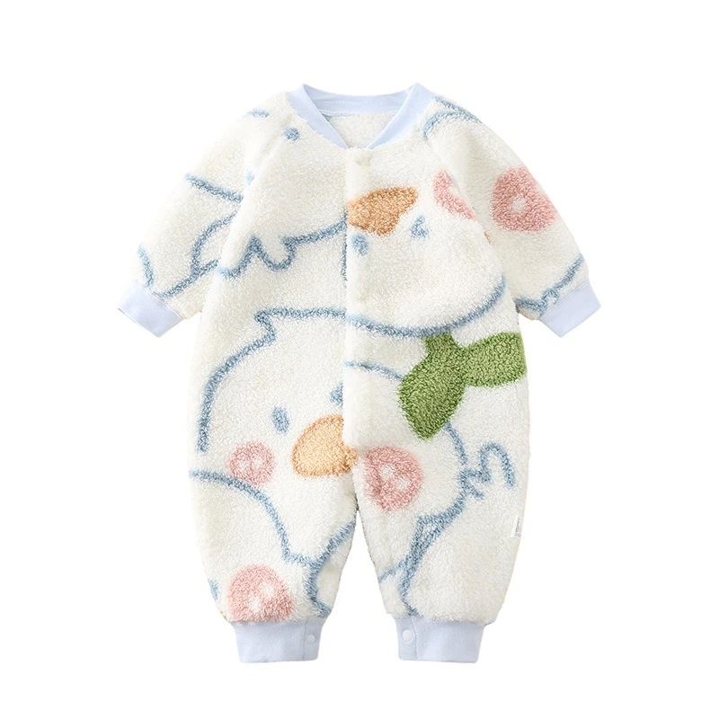 Pelele de lana para bebé – Cálido para otoño e invierno - imagen 4