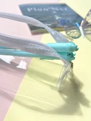 Estuche escolar transparente con cremallera para lápices y bolígrafos