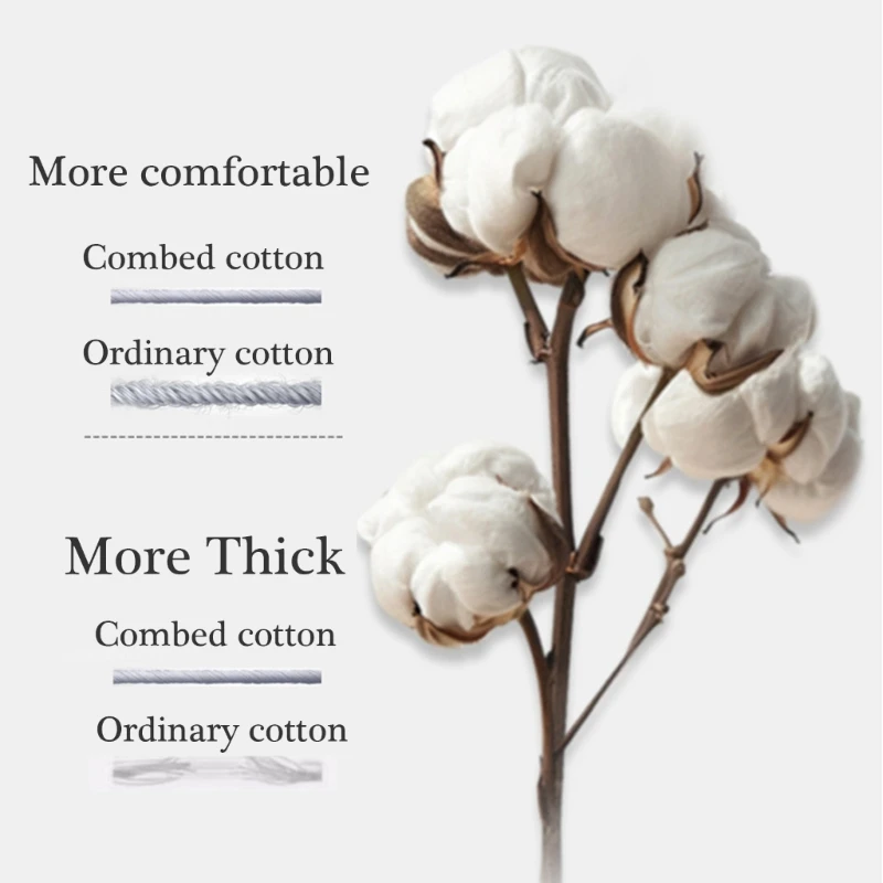 Calcetines tobillo QX2D Calcetines algodón con calcetines agarre elástico altos - imagen 5