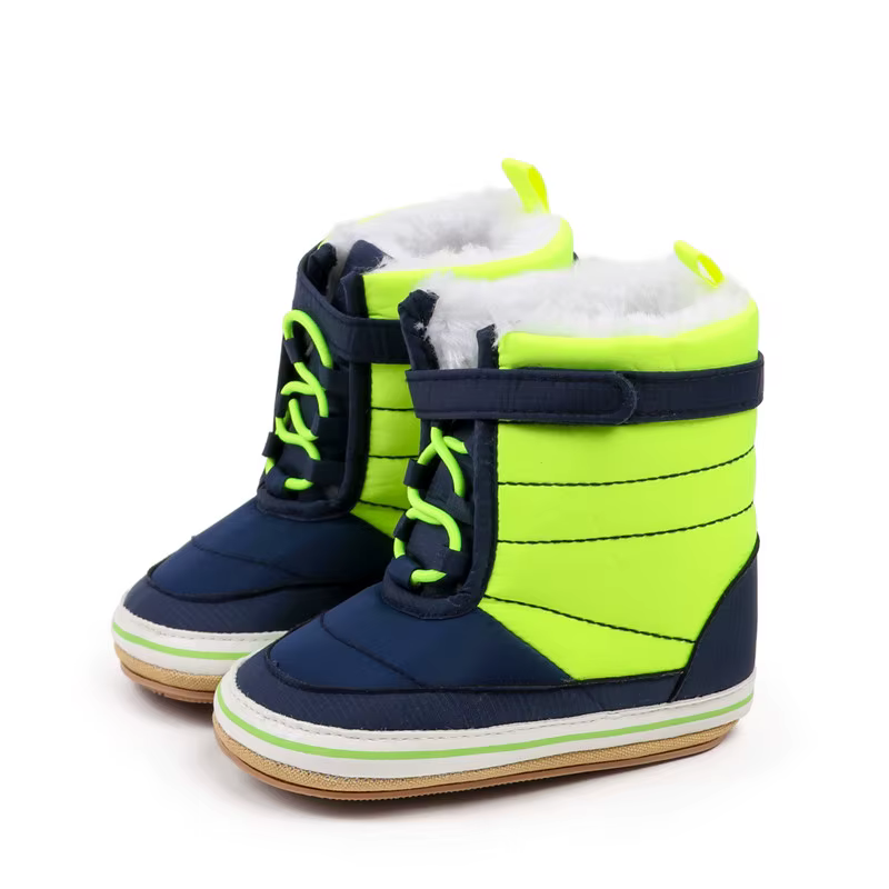 Botas acolchadas de felpa infantil para invierno - imagen 3