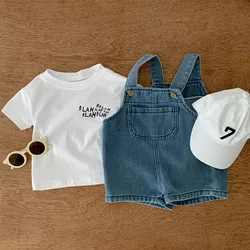 MILANCEL Conjunto Verano Bebé Niña: Camiseta y Pantalones Vaqueros