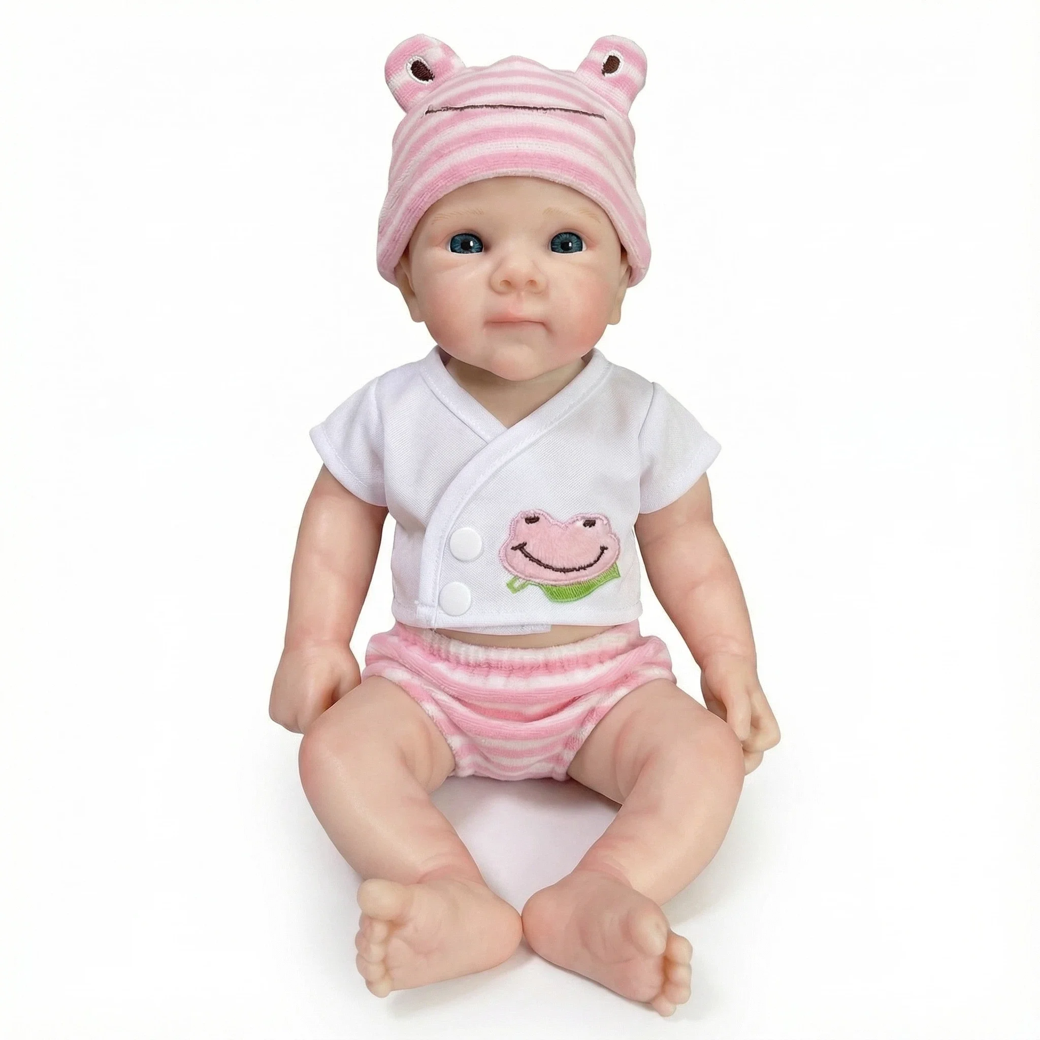 Muñeca reborn NPK de silicona realista pintada a mano - imagen 4