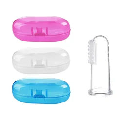 Cepillo dental de dedo silicona para bebé – Limpieza suave