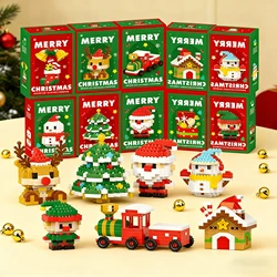 Juego educativo construcción de madera renos navideños para niños