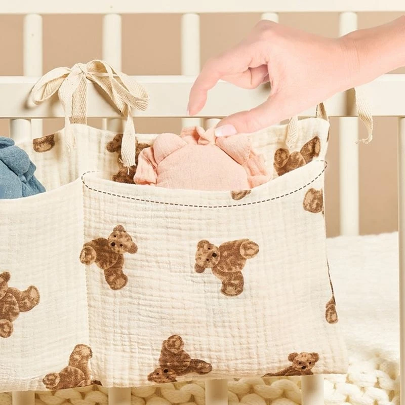 M76C Almacenamiento tapices Solución acceso simple Artículo para bebé Organizar algodón para las necesidades del bebé - imagen 3