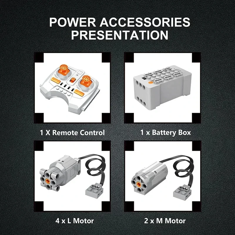 2968 Uds. Excavadora de pala eléctrica, bloques de construcción, Control Rc, ingeniería urbana, coche, modelo de construcción, juguetes para niños, regalos de vacaciones - imagen 4