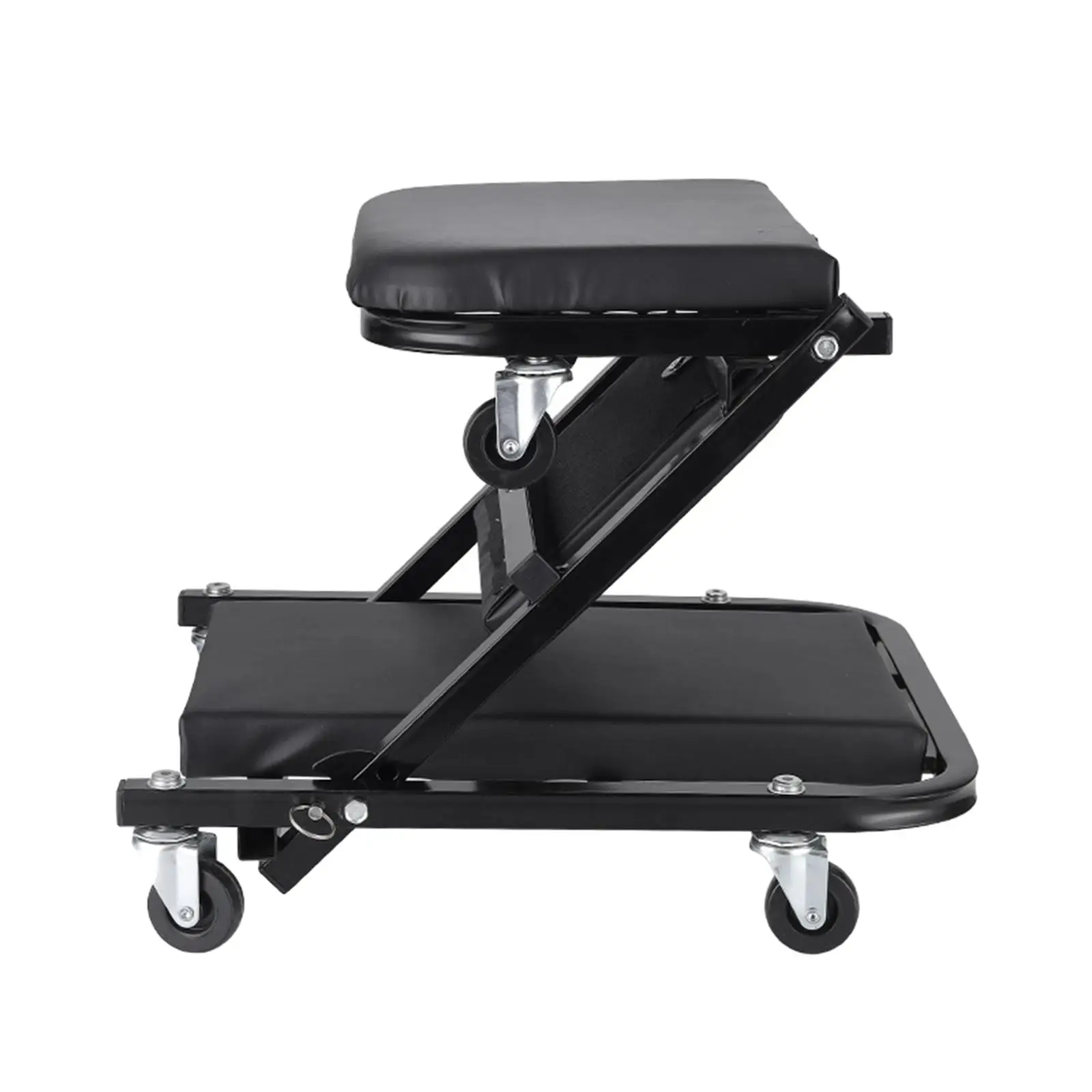 Creeper automotriz genérico 36 ''2 en 1 Z asiento creeper negro se vuelve o sentarse estable plegable resistente debajo del rodillo del coche Creeper - imagen 2