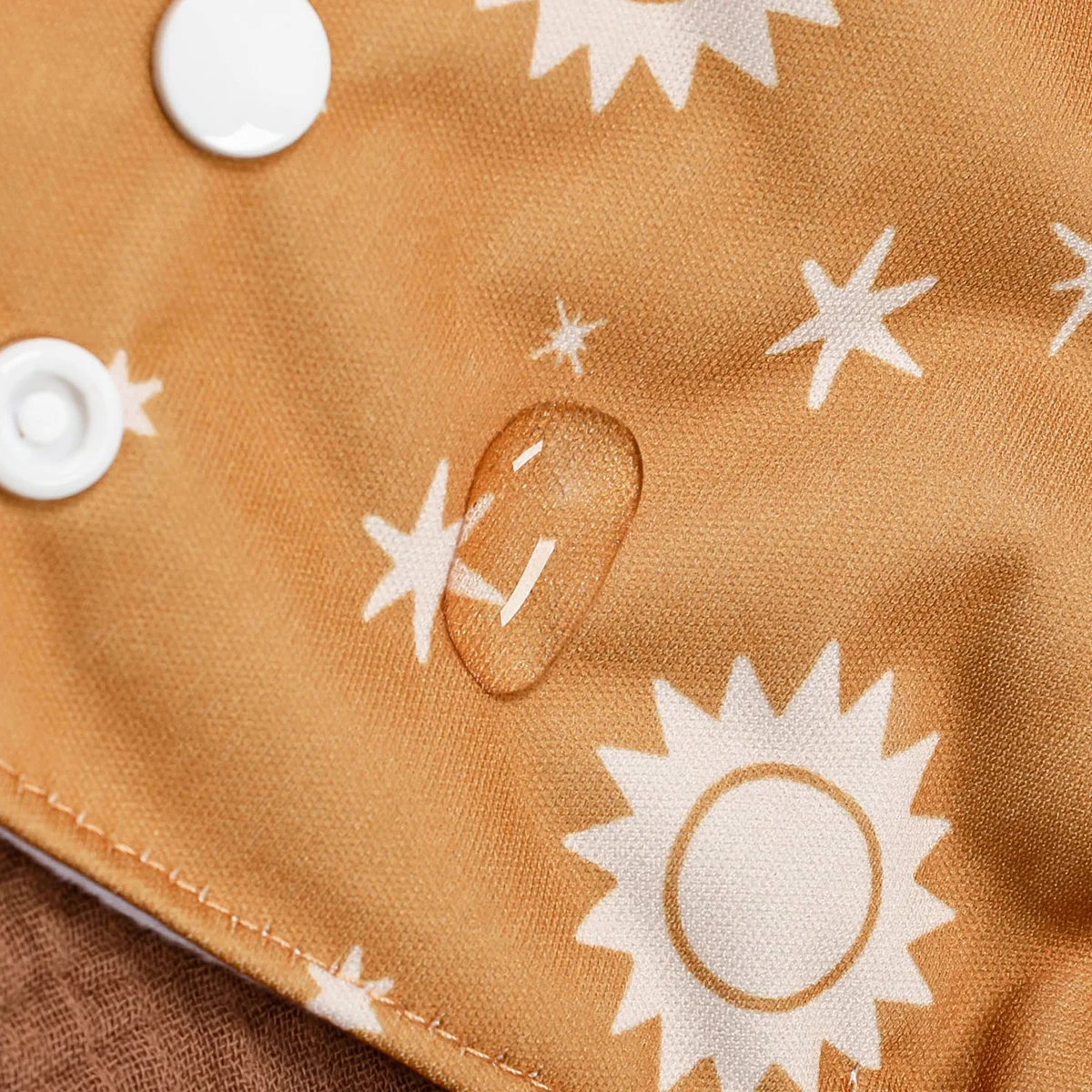 HappyFlute, nuevo pañal interior de gamuza ecológica con estampado completo para bebé, pañal de tela lavable y reutilizable para bebé de 3 a 15kg - imagen 5