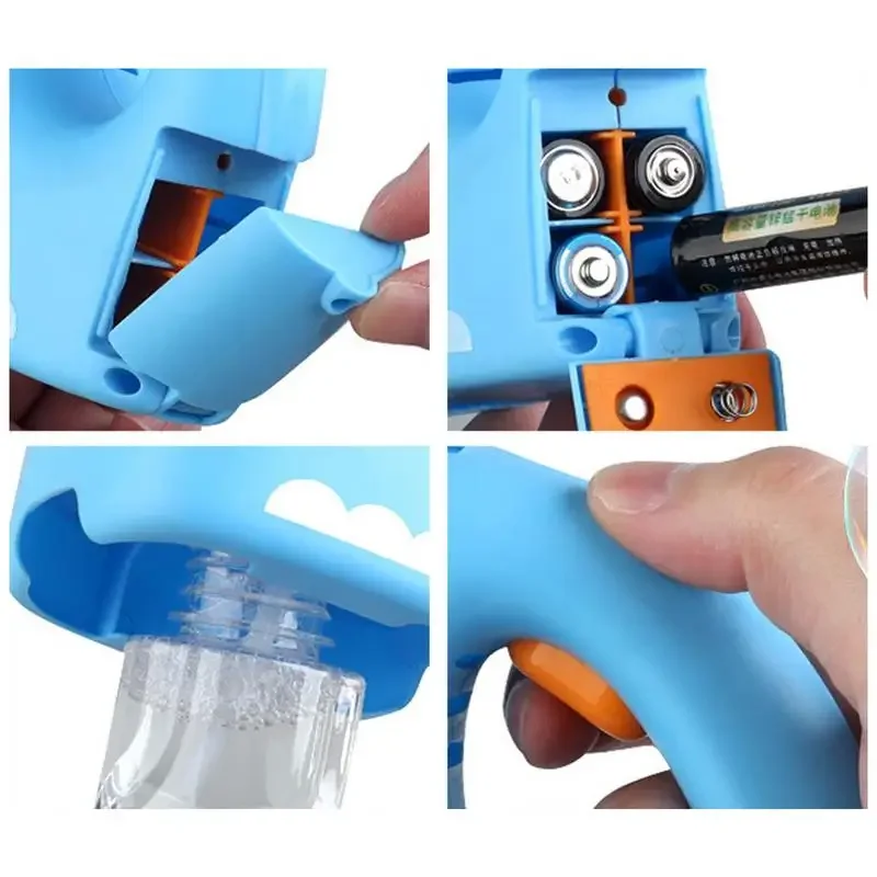 Máquina sopladora de burbujas de elefante, fabricante de burbujas de jabón, juguetes para soplar burbujas, diversión portátil, juguetes al aire libre alimentados por batería para niños - imagen 2