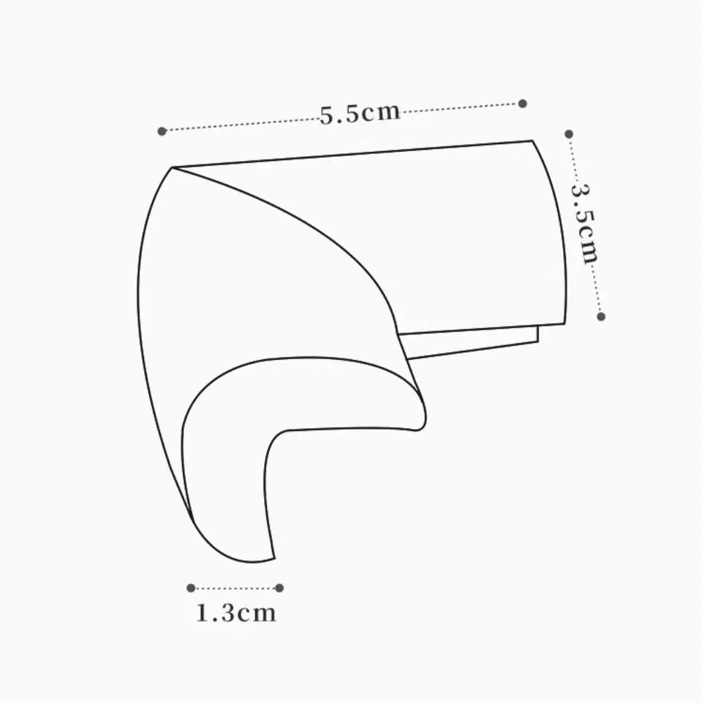 Protector de borde de escritorio con patrón de dibujos animados, autoadhesivo, Protector de esquina de pared de seguridad, cojín anticolisión suave y grueso, 4 Uds. - imagen 2