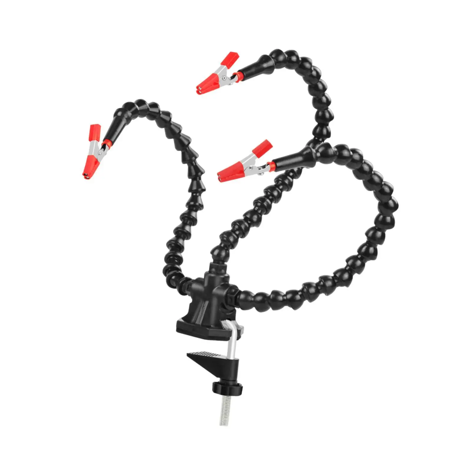 Soldering Station Third Hands Clamp Clips Flexible Arms PCB Circuit Board Holder with Alligator Clips for Hobby Crafts