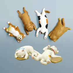 Figurita gatito durmiendo para coche - Resina decorativa