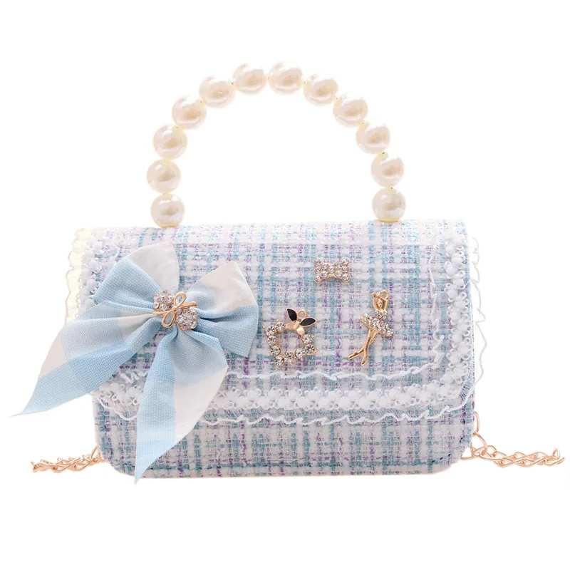 Monedero de princesa con perlas – Bolso elegante para niña - imagen 5