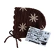 brown hat white flow