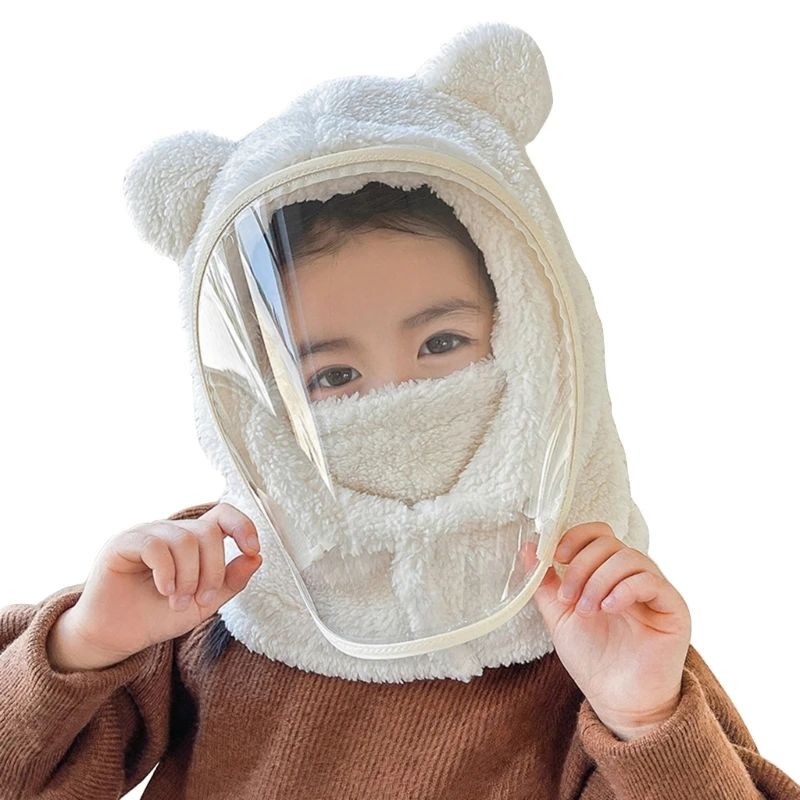white with mask