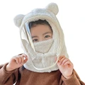 white with mask