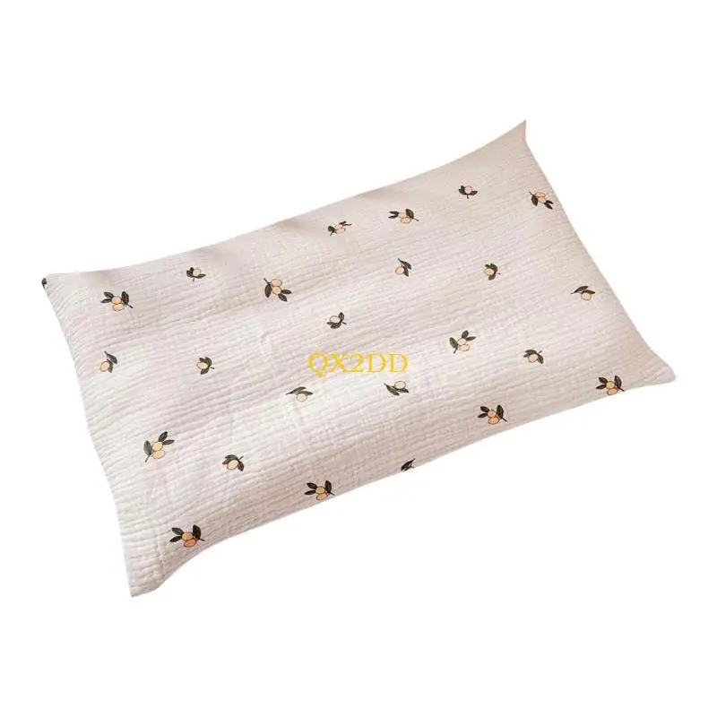 Almohada rectangular antideslizante para bebé, almohada antideslizante de repuesto, almohada transpirable lavable, funda de almohada transpirable