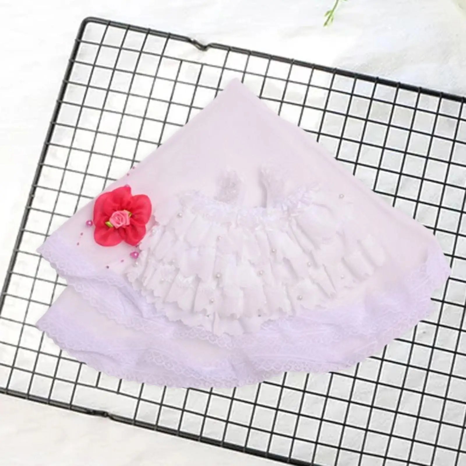 Doll Wedding Outfit for 38cm Dolls, Dress And Accessories Set