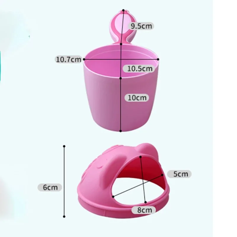 Gorro de baño para bebé con dibujos animados y ajuste seguro - imagen 3