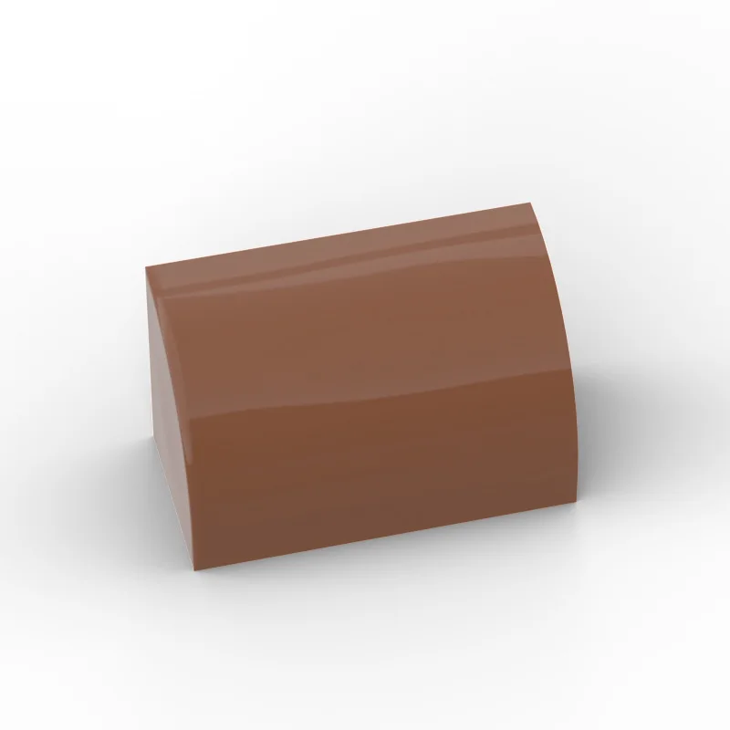 100 Uds. Piezas de ladrillos MOC compatibles 37352 pendiente curvada 1x2x1 bloques de construcción partícula DIY ensamblar juguete cerebral para niños regalo de cumpleaños - imagen 3