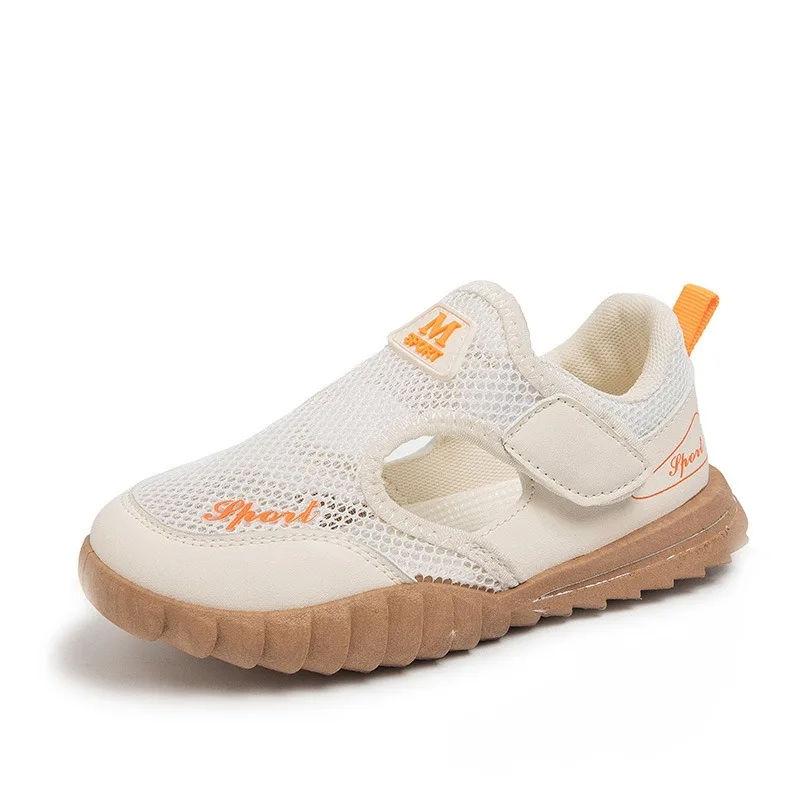 Zapatos para niños, novedad de verano, serie, moda informal, malla transpirable, calzado deportivo para niños, sandalias versátiles simples para exteriores para playa para niños y hombres - imagen 2