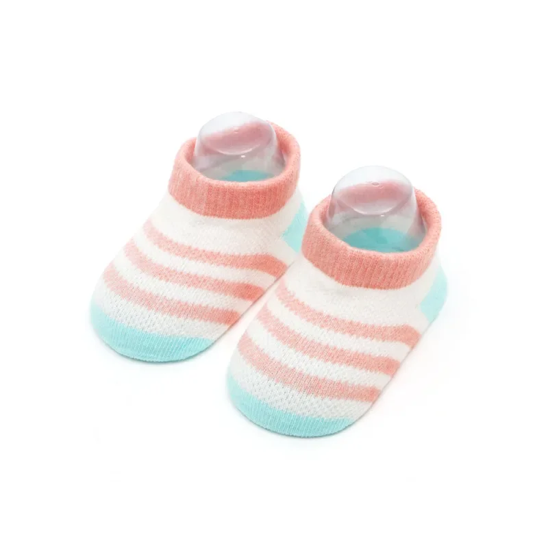 3 par/lote calcetines de bebé verano niños niñas calcetines de malla ventilados calcetines de algodón puro 0-24 moths - imagen 2