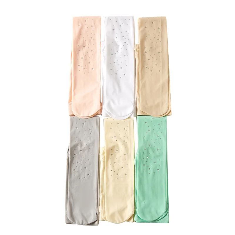 Medias de baile para niños, pantimedias transparentes para niñas, medias de práctica de Ballet, calcetines de baile finos suaves para primavera y otoño, medias de Ballet blancas - imagen 5