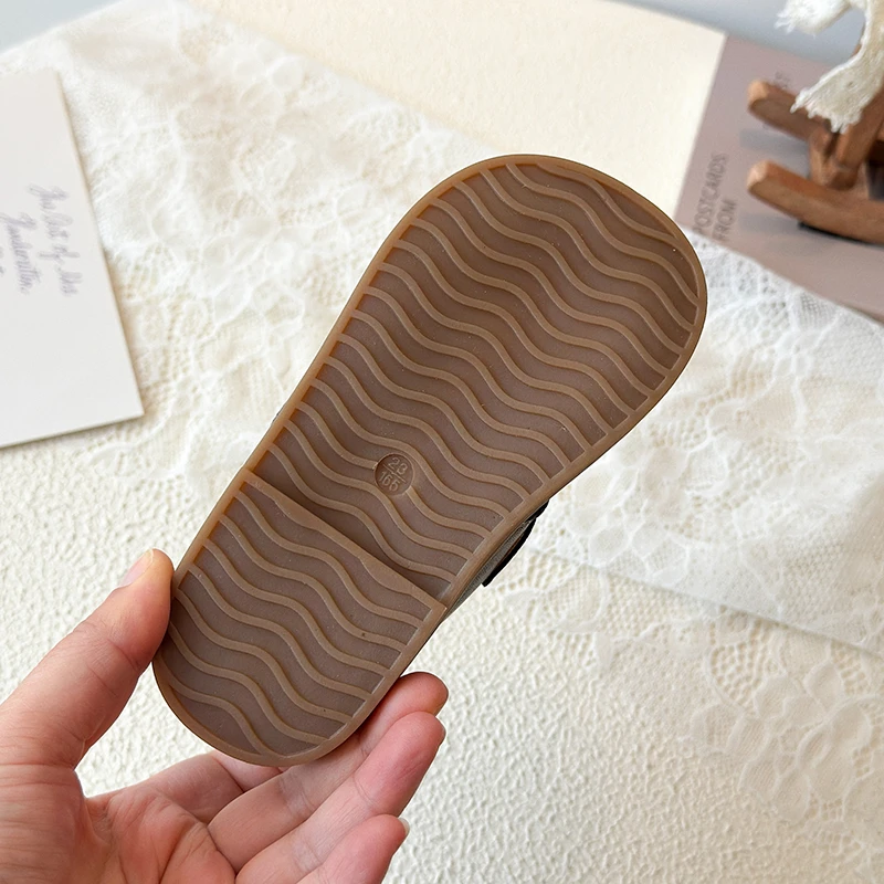 Zapatos de piel con lazo para niña – Estilo retro antideslizante - imagen 5