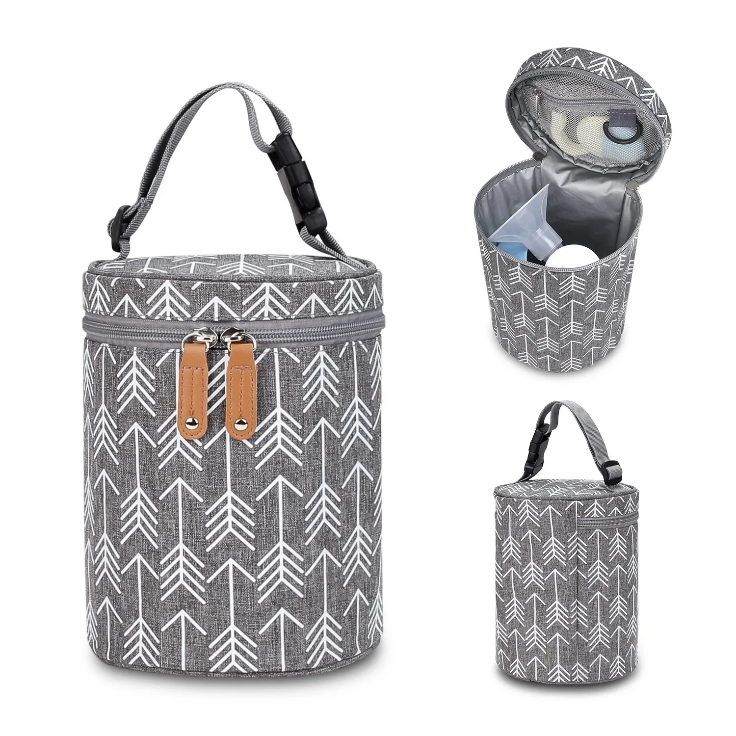 Bolsa para biberones con estampado infantil