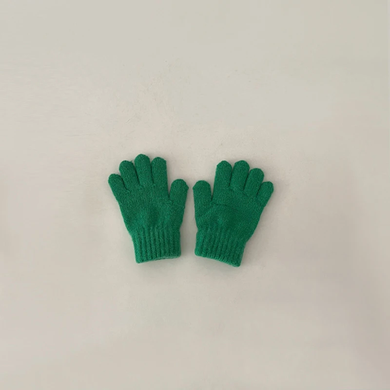 Guantes de invierno infantiles tejidos térmicos para esquí y exterior - imagen 5